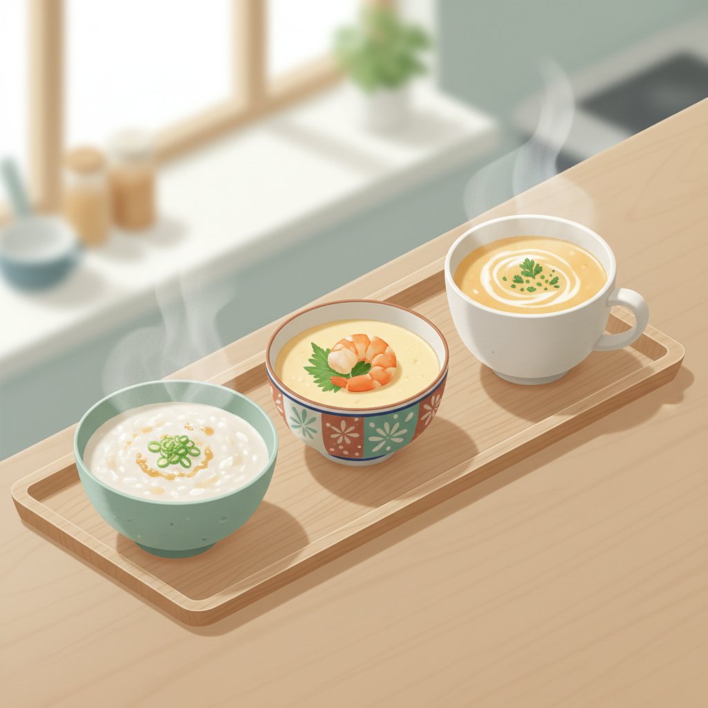 喉に優しい消化の良い食べ物