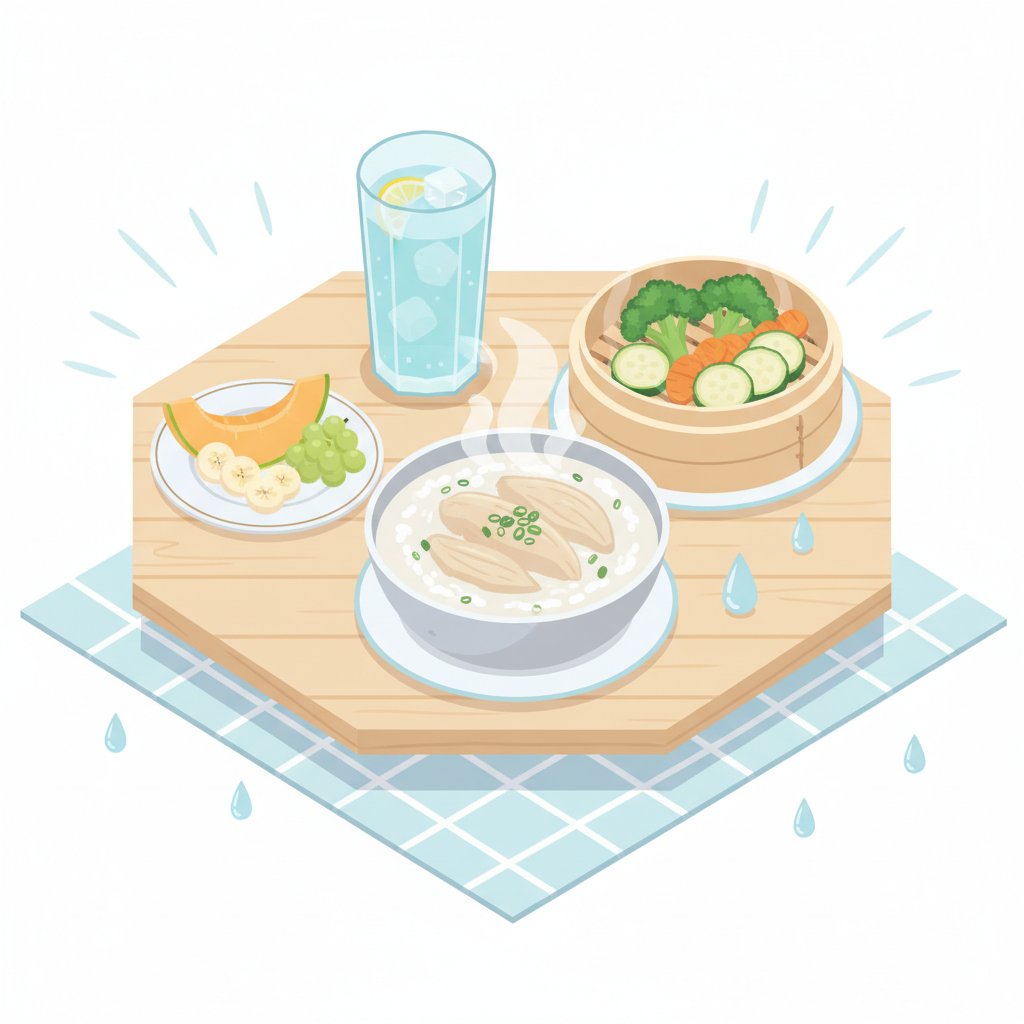 夏風邪食事水分