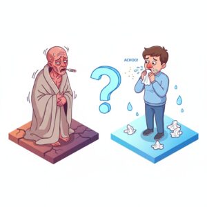 インフルエンザと風邪の違い