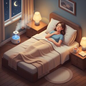 寝る前の喉の痛み対策