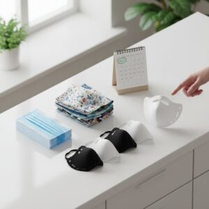 風邪予防のためのマスク選びと交換のタイミング