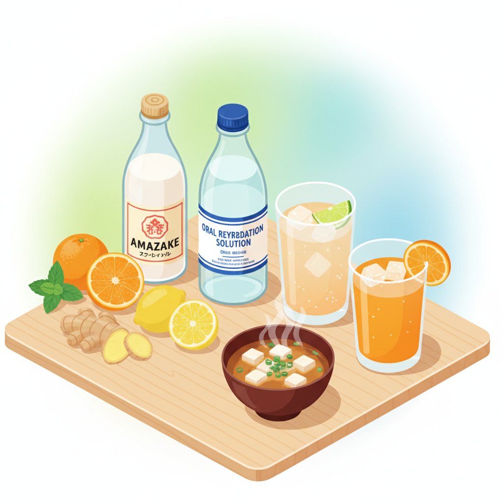 風邪の栄養素と水分