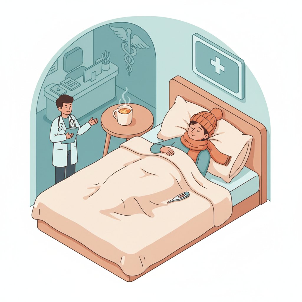 早めの受診と休息